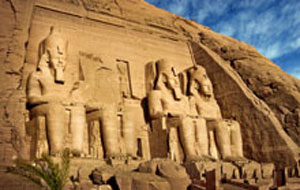 Abu Simbel particolare di un tempio